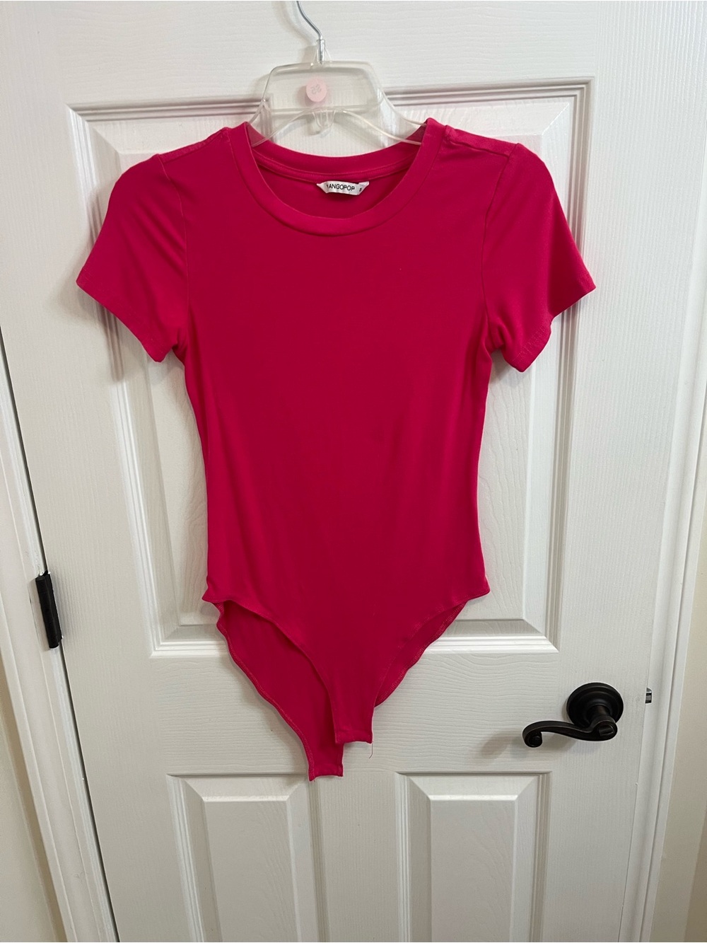 Mangopop Pink Short Sleeve Bodysuit
